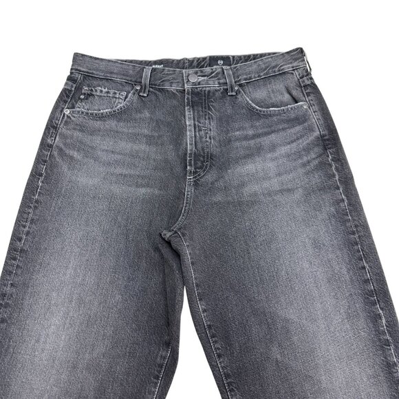 NEW AG Alexxis High Rise Vintage Straight Jean Women's Faded Black Denim, Sz 32 - Picture 3 of 12